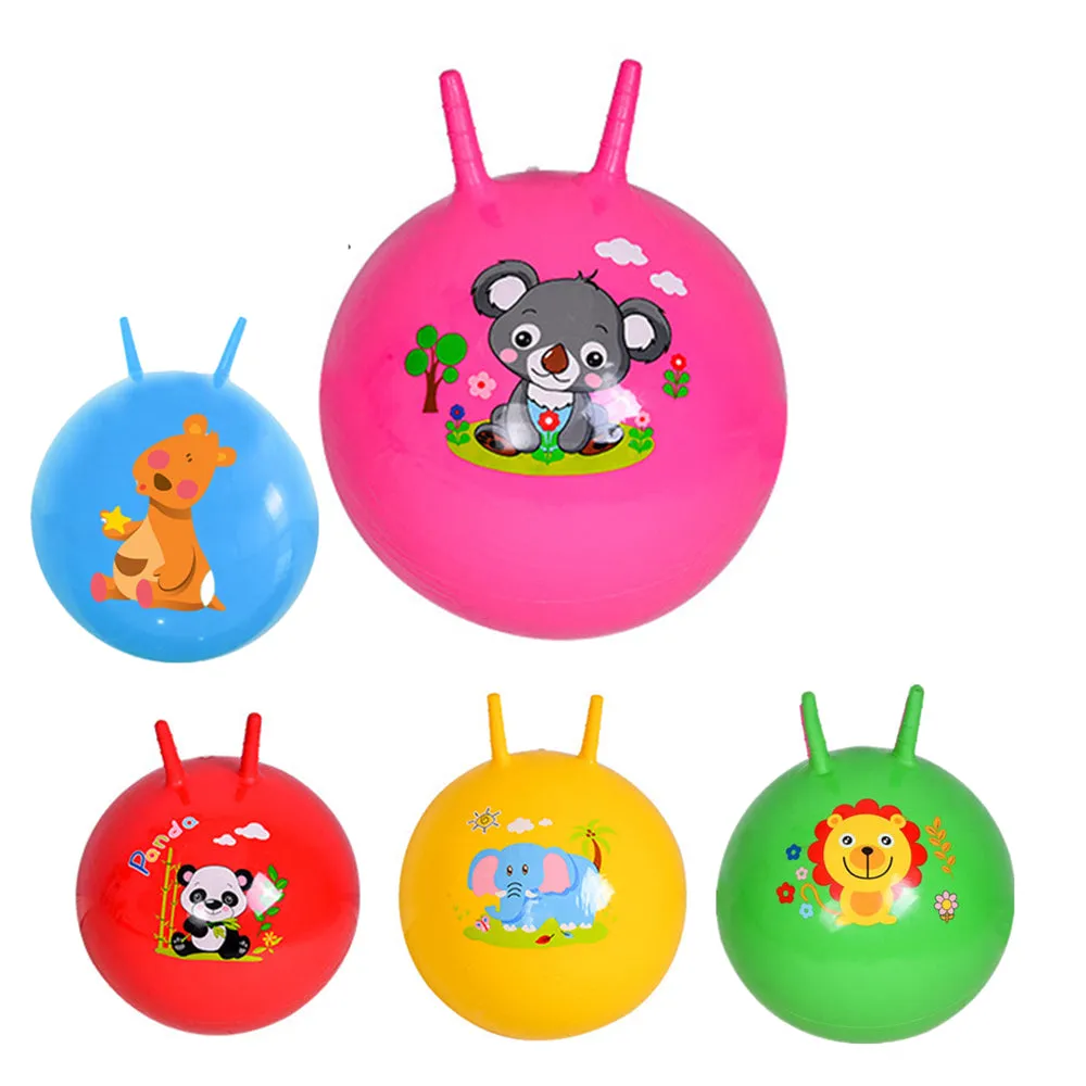 45/55cm Inflatable Bouncing Balls Kids Jump Games Sports Toys