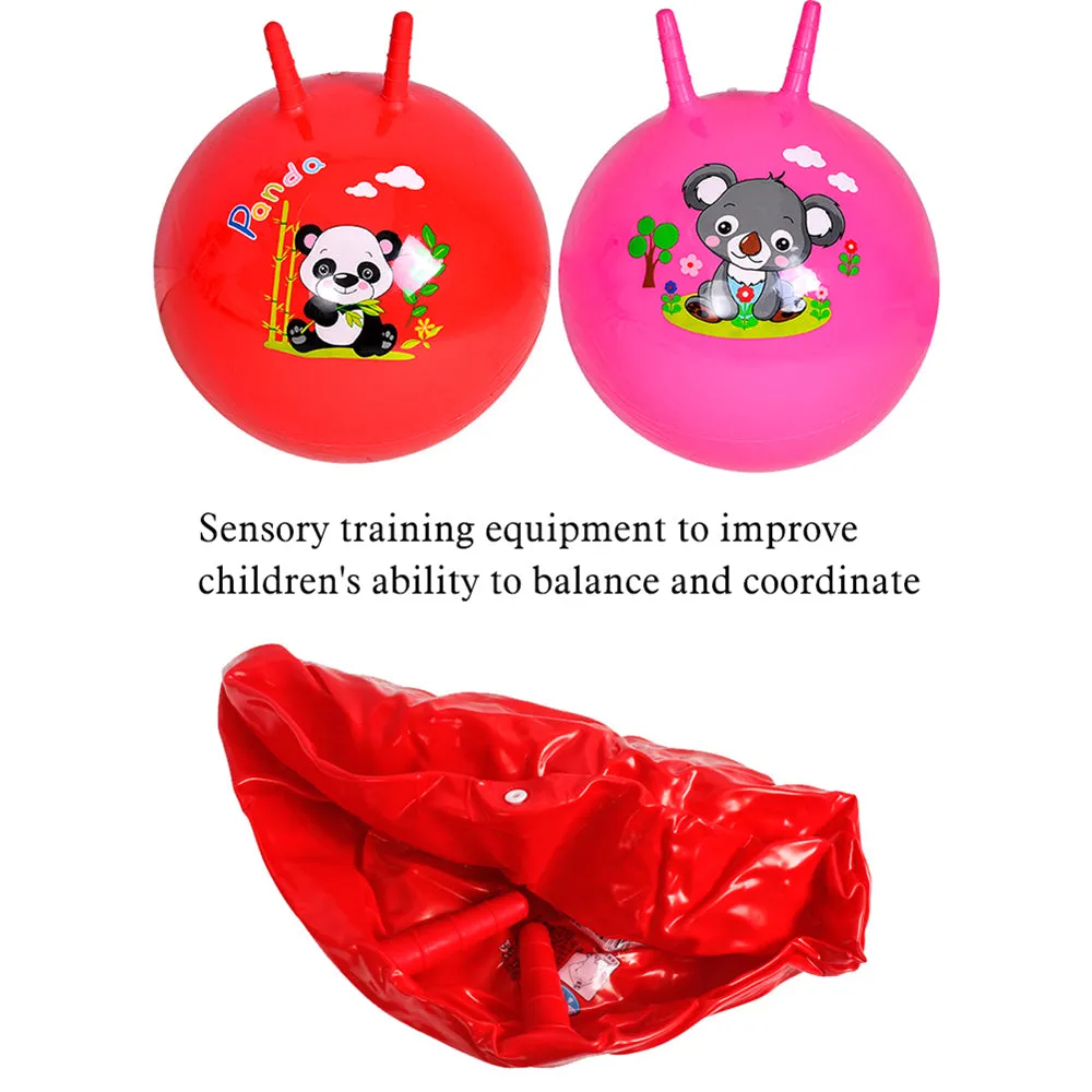 45/55cm Inflatable Bouncing Balls Kids Jump Games Sports Toys