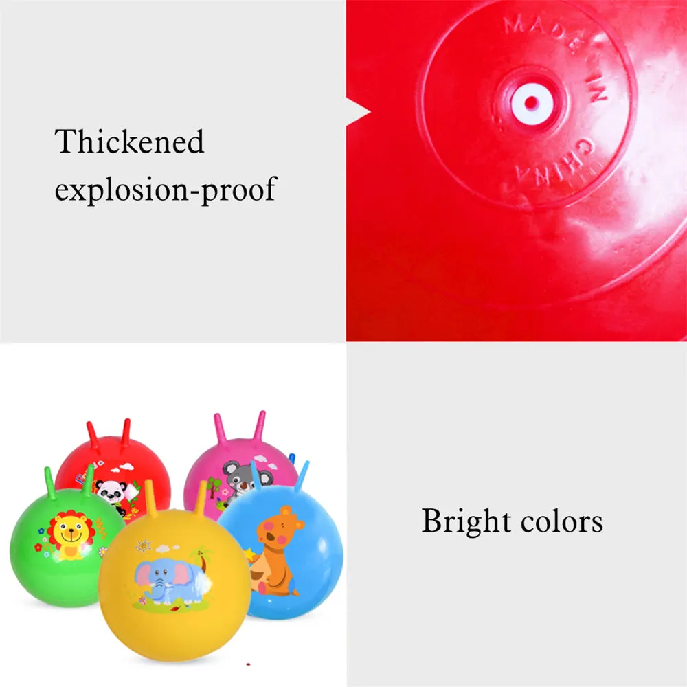 45/55cm Inflatable Bouncing Balls Kids Jump Games Sports Toys