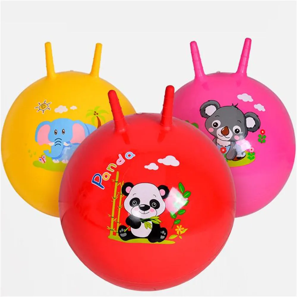 45/55cm Inflatable Bouncing Balls Kids Jump Games Sports Toys