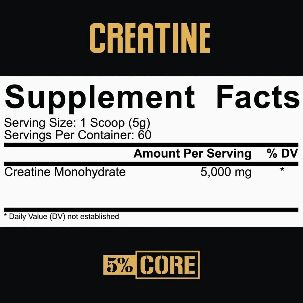 5% Nutrition Creatine 300 Grams