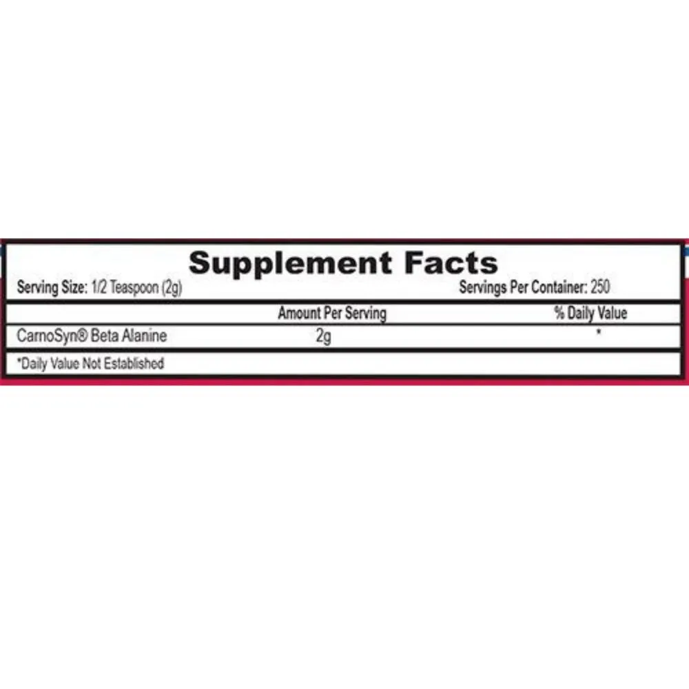APS Nutrition Beta Alanine 500 Grams