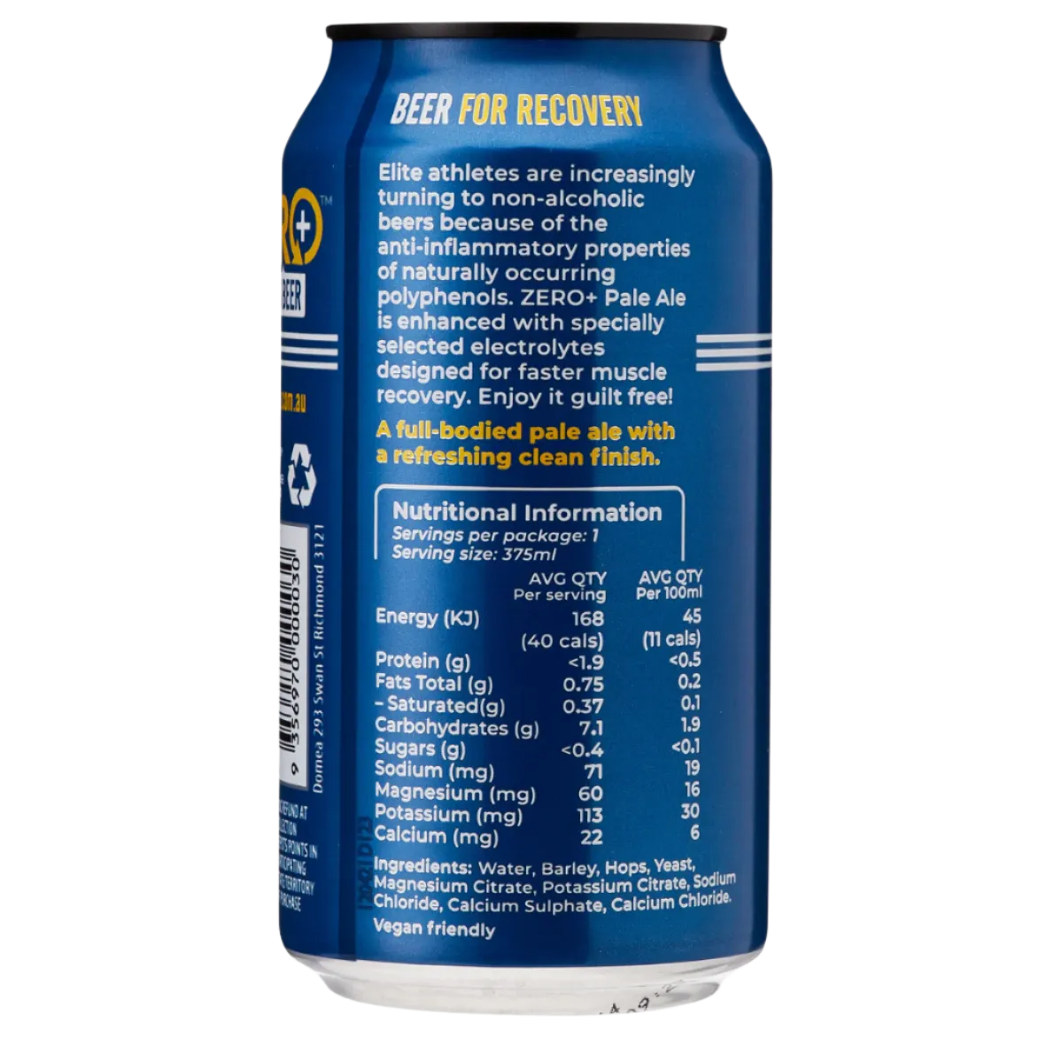 Australian Sports Brewing Co. - Zero   Sports Beer (Non-Alcoholic Beer)