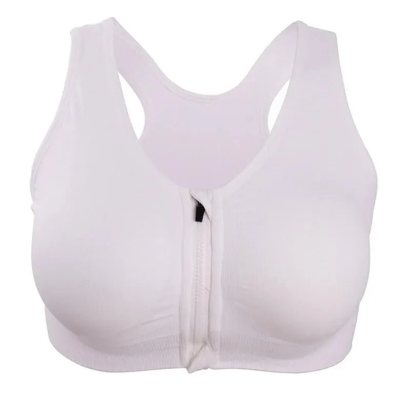 Cloud Hide Sports Bra Women Front Zipper - Push Up Yoga Crop Top Bras Vest Sportswear
