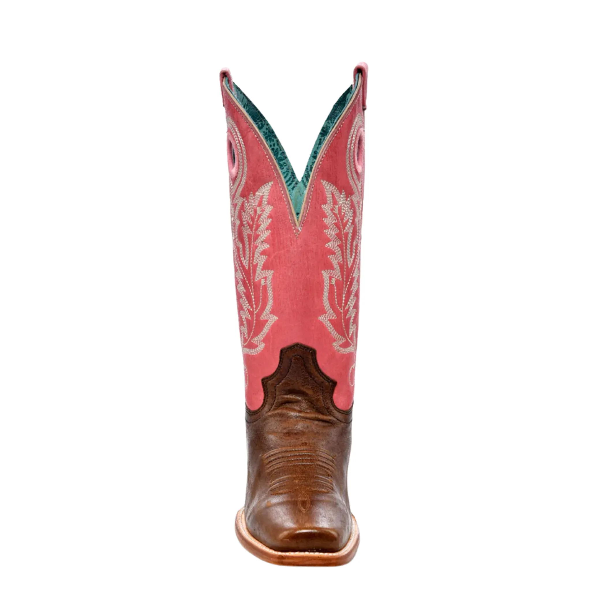 CORRAL WOMEN'S BROWN & PINK EMBROIDERY WESTERN BOOT - A4459