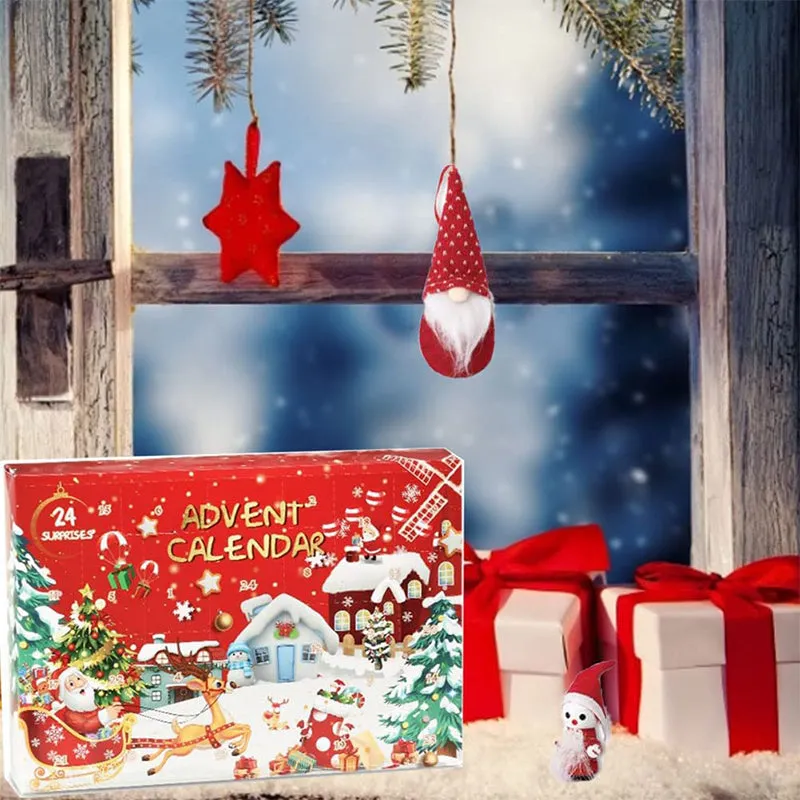 Creative Countdown Christmas Calendar Blind Box Toy Pendant Surprise Gift