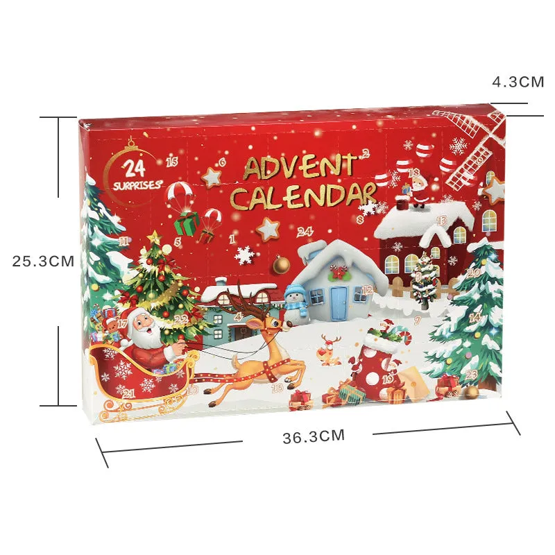 Creative Countdown Christmas Calendar Blind Box Toy Pendant Surprise Gift