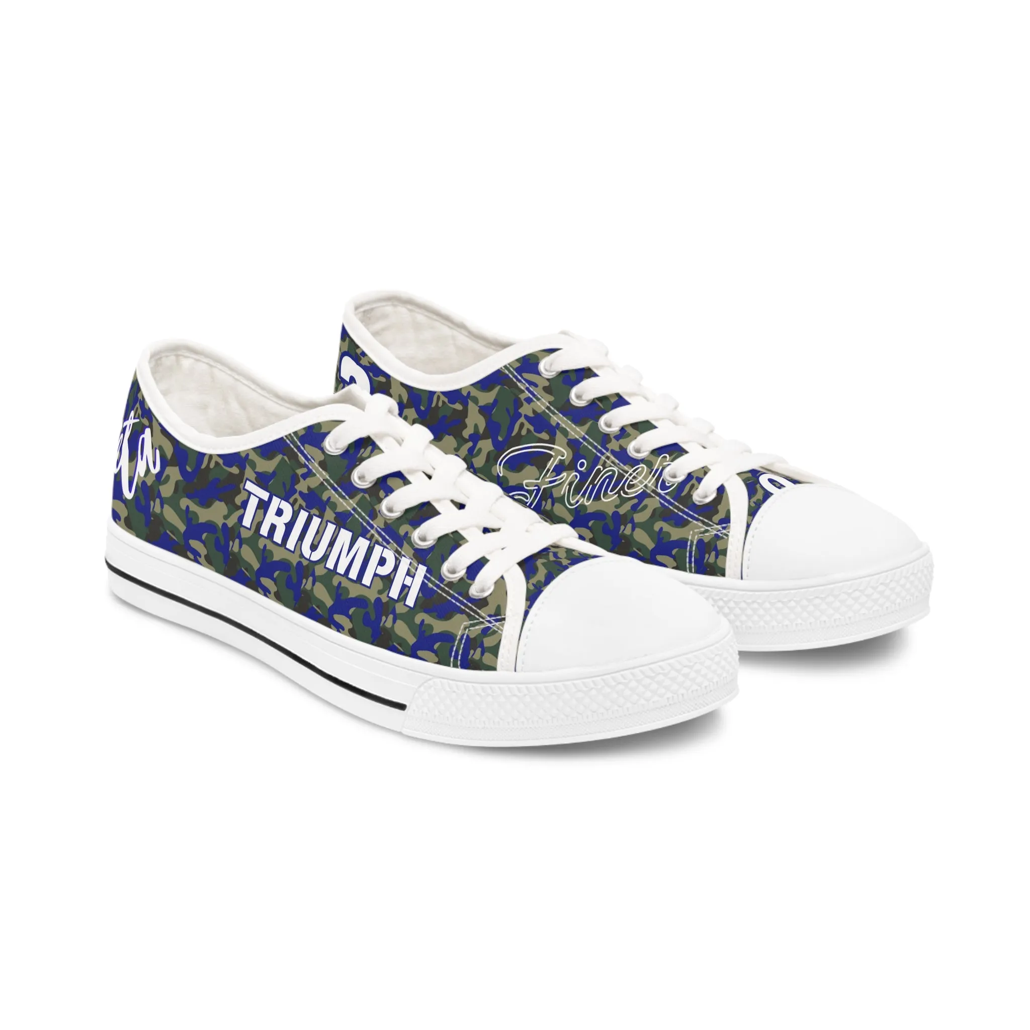Custom Zeta Women's Low Top Sneakers