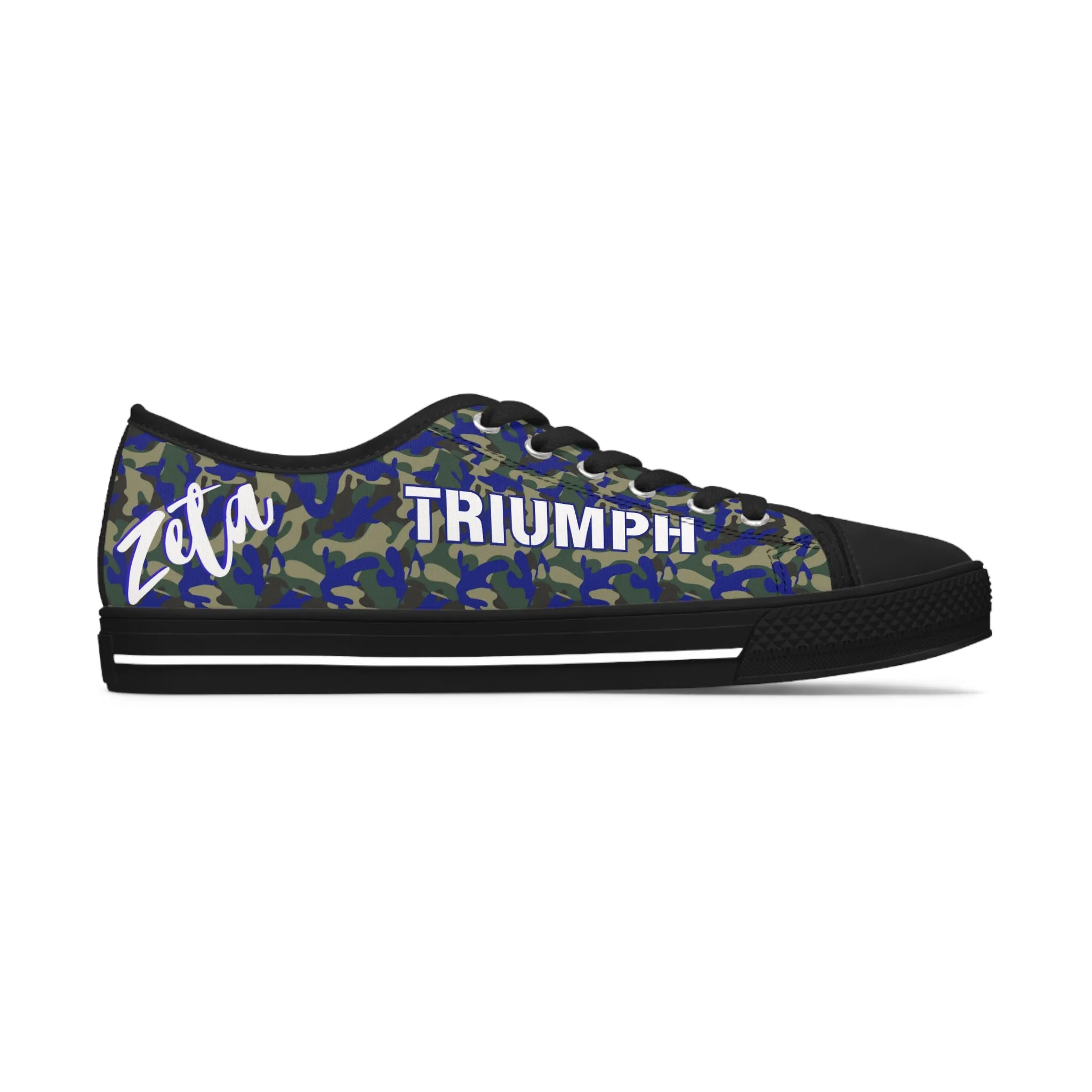 Custom Zeta Women's Low Top Sneakers