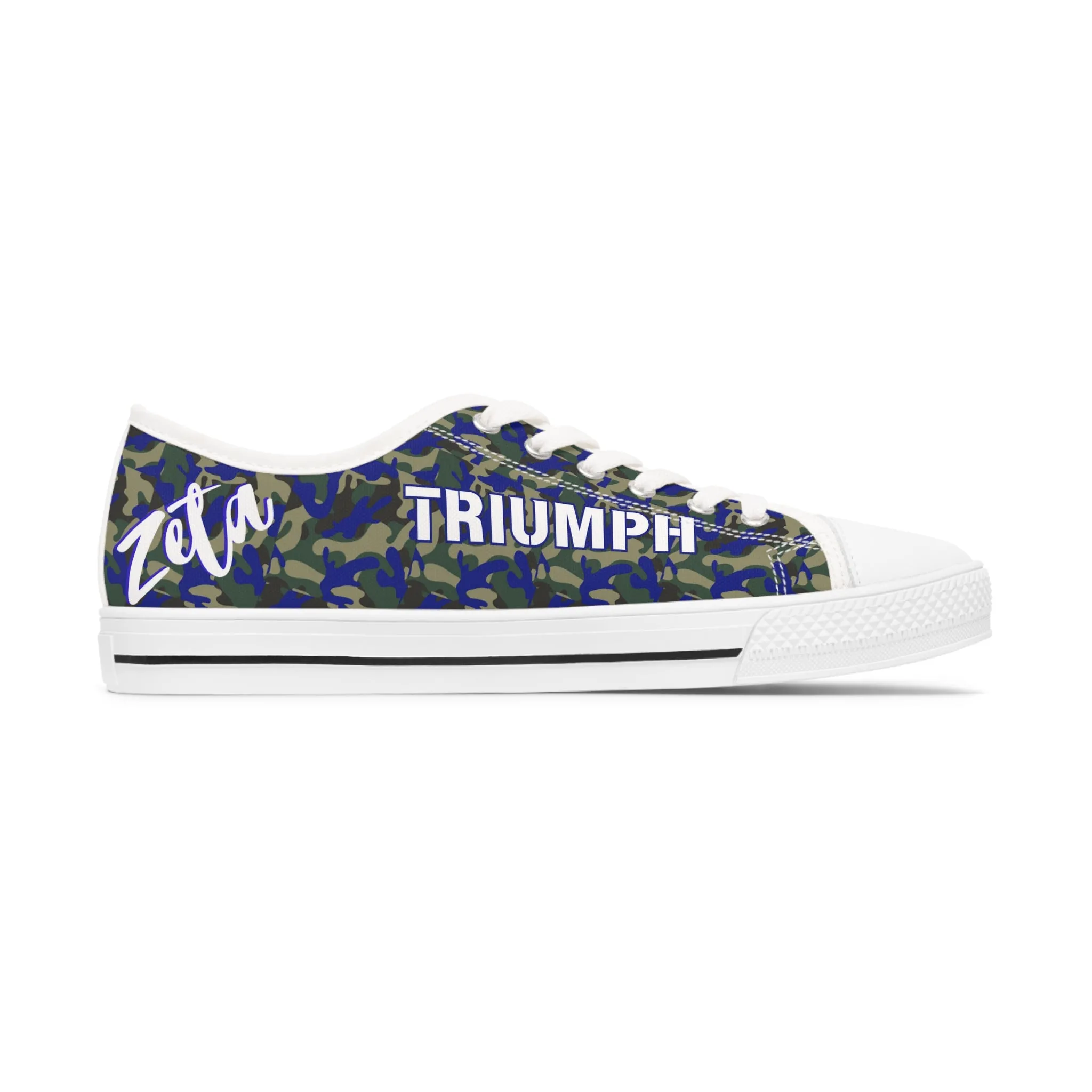 Custom Zeta Women's Low Top Sneakers