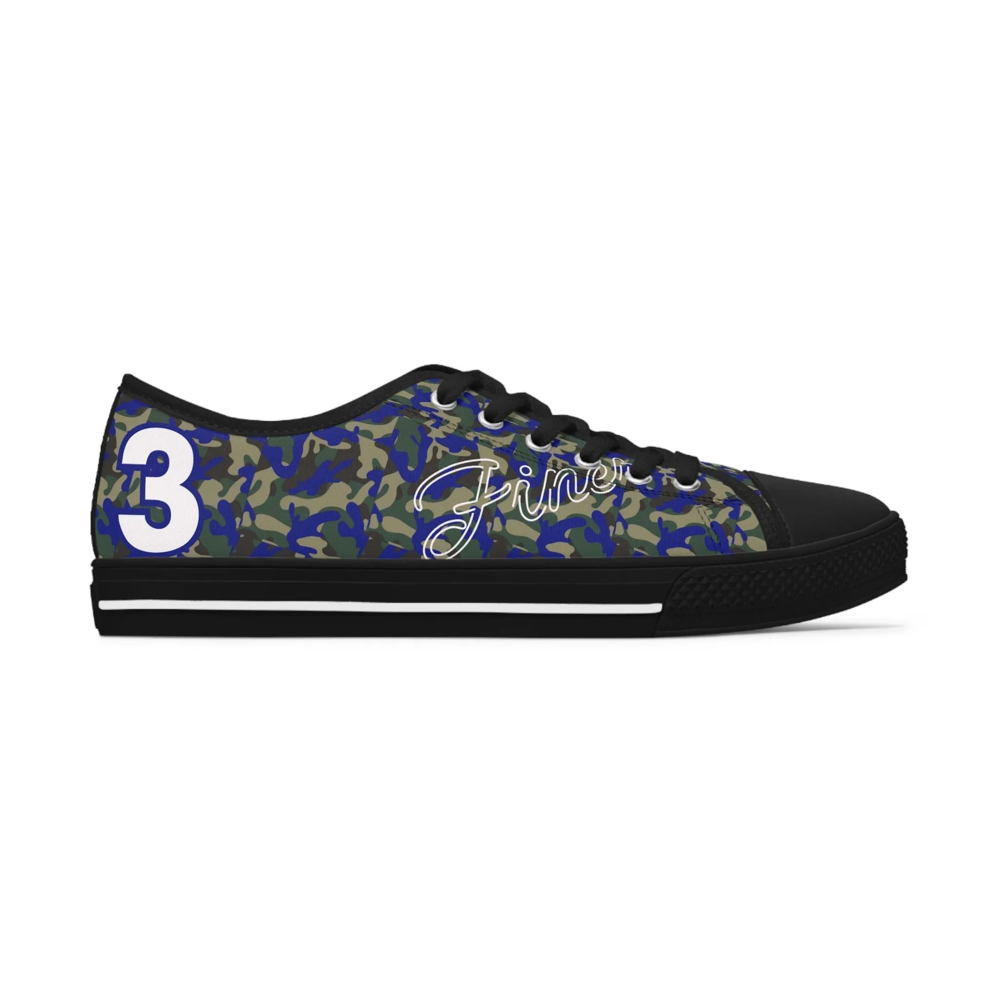 Custom Zeta Women's Low Top Sneakers