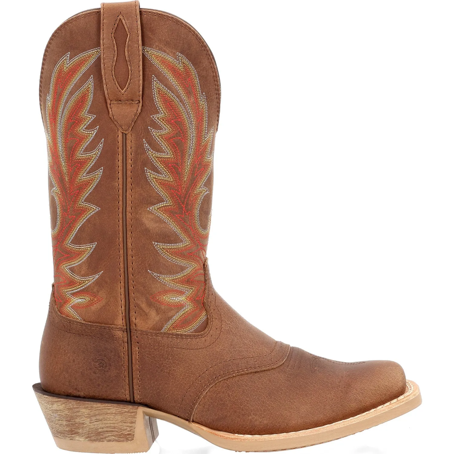 Durango Mens Rebel Pro Rodeo Rodeo Tan Leather Cowboy Boots