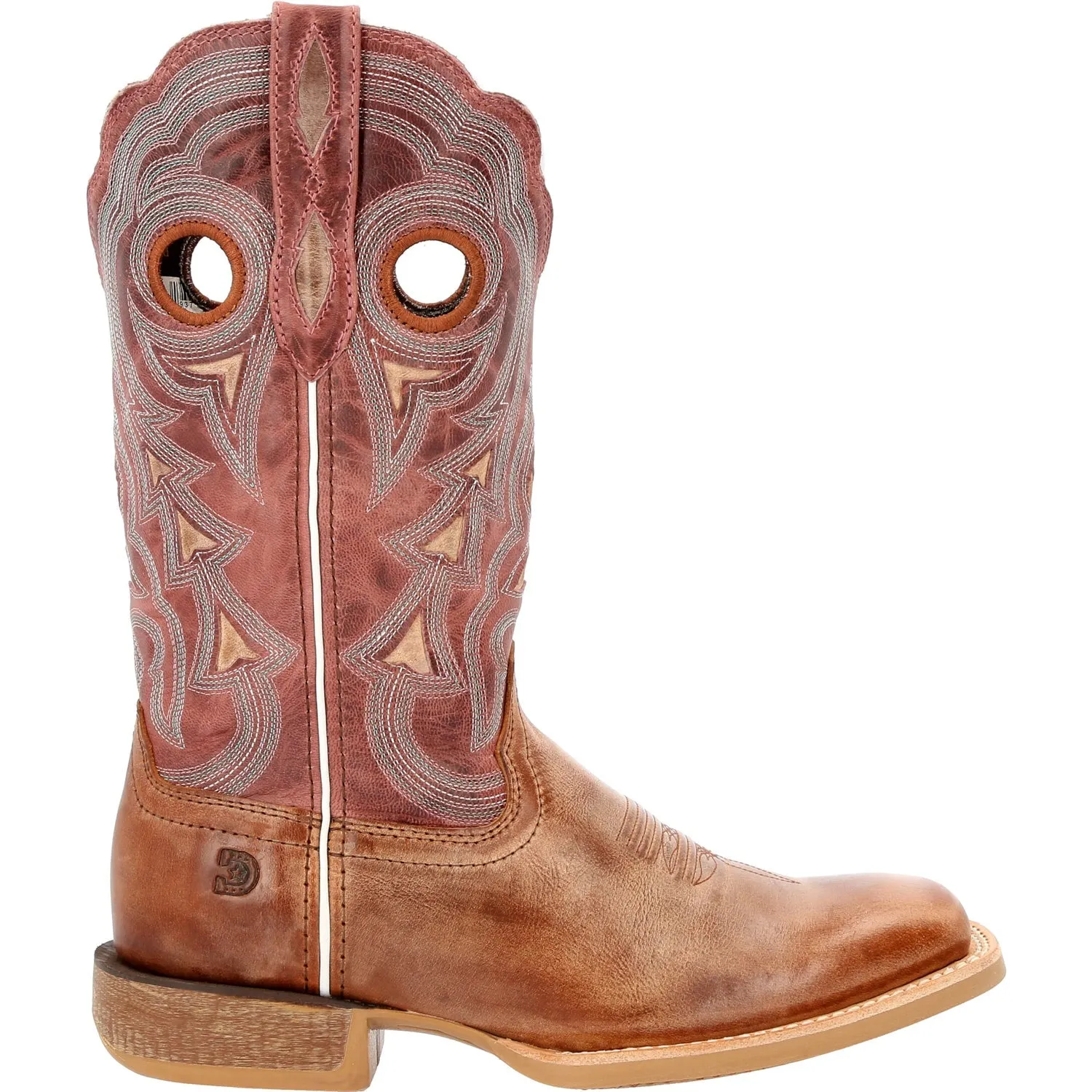Durango Womens Lady Rebel Pro Dusty/Sky Blue Leather Cowboy Boots