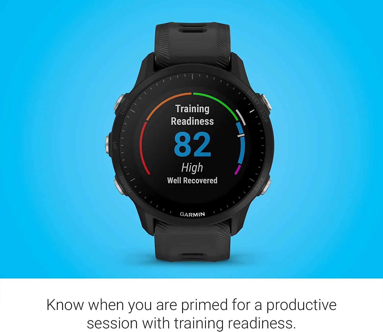 Garmin Forerunner 955 GPS Running Smartwatch for Triathletes, Black