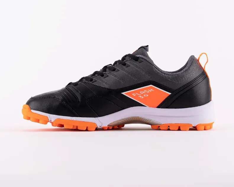 Grays Kids Hockey Shoe Flash 3.0 Jr Shoe Black/Orange