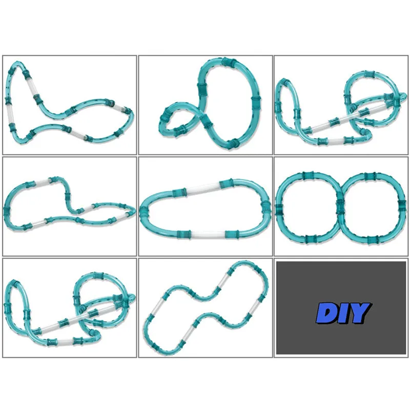 High Speed Tubes Remote Control Race Track Car Toy