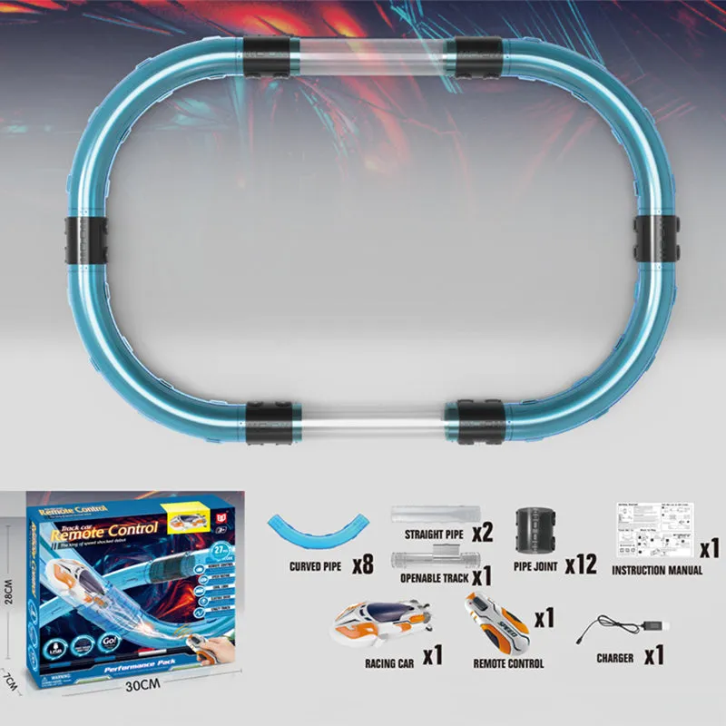 High Speed Tubes Remote Control Race Track Car Toy