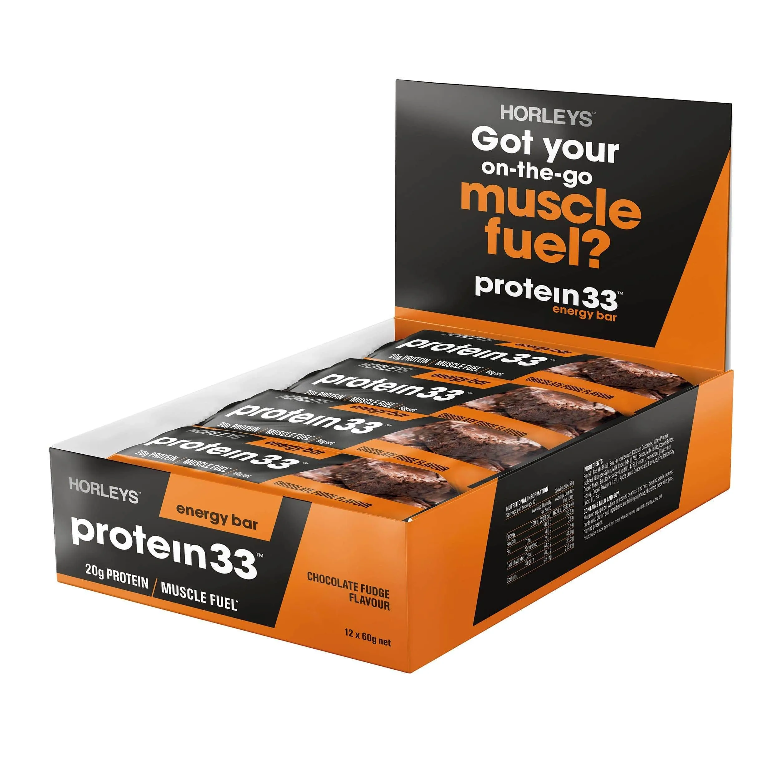 Horleys Protein 33 Energy Bars