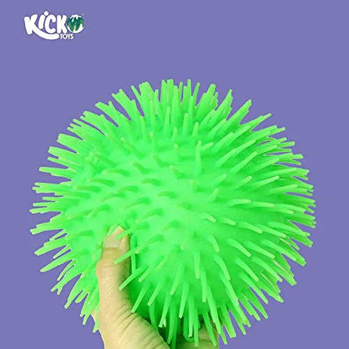 Kicko Puffer Balls 6 Pack 55 Inch Squishy Balls Kids Sensory Game Stress Relief