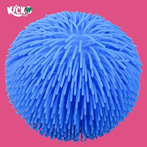 Kicko Puffer Balls 6 Pack 55 Inch Squishy Balls Kids Sensory Game Stress Relief