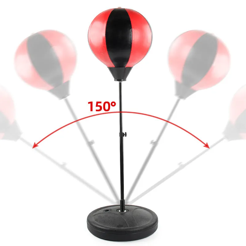 Kids Punching Bag with Boxing Gloves Standing Punching Ball Toy Set