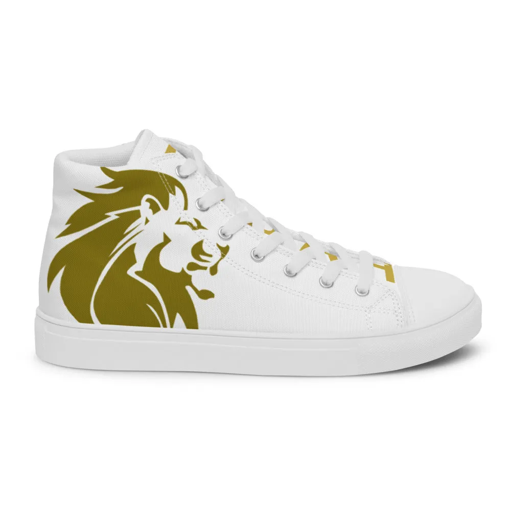 Lion of Judah Gold | Christian Women’s High Top Shoes | VT Mission Merch