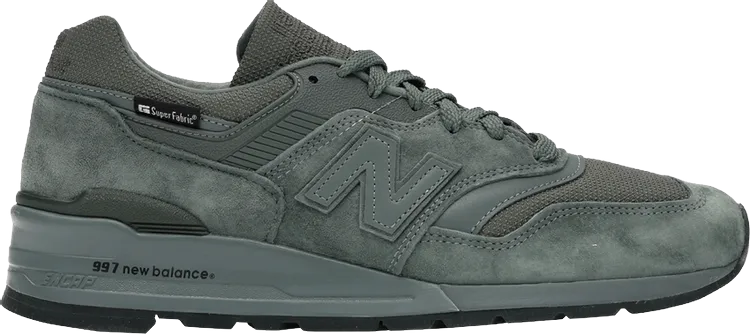 New Balance SuperFabric x 997 Made In USA 'Olive' Sneakers, Green