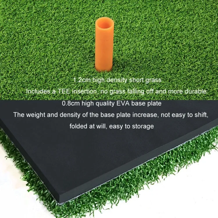 PGM DJD010 30x60cm 3 In 1 Golf Striking Mat Hitting Resistant Practice Pad Indoor Mini Swing Chipping Hitting Mat