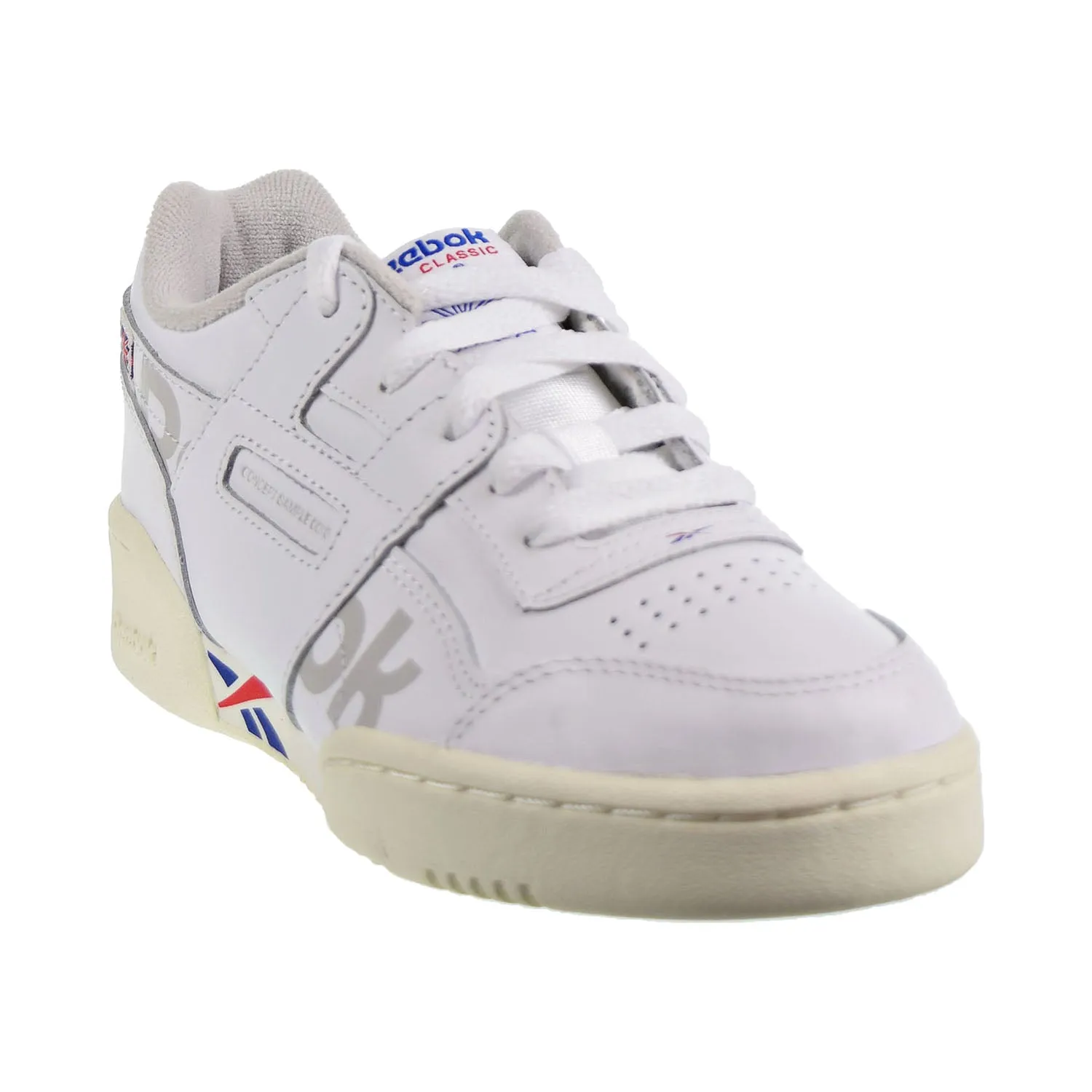Reebok Workout Plus Altered Little Kids' Shoes White/Team Dark Royal/Red/Grey