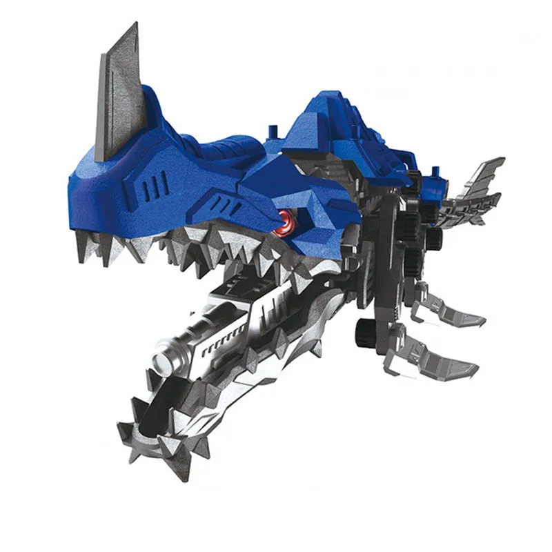 Simulation Dinosaur Tyrannosaurus Rex Triceratops Electric Assembly Toy