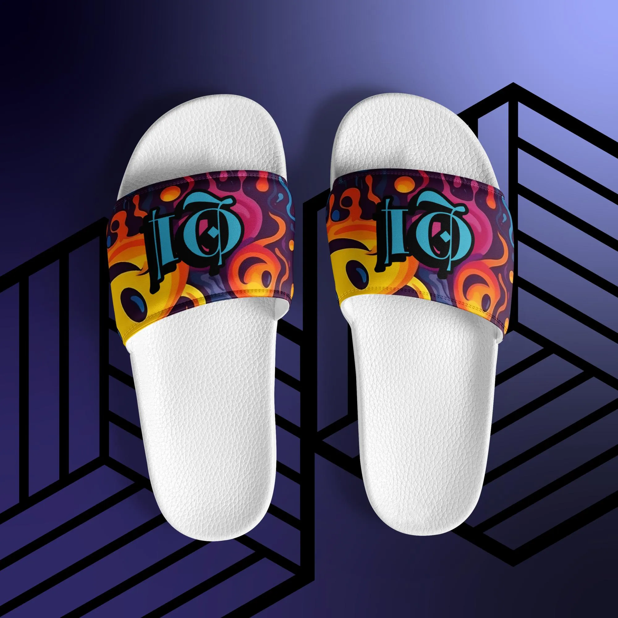 Smiley Stompers Men’s slides