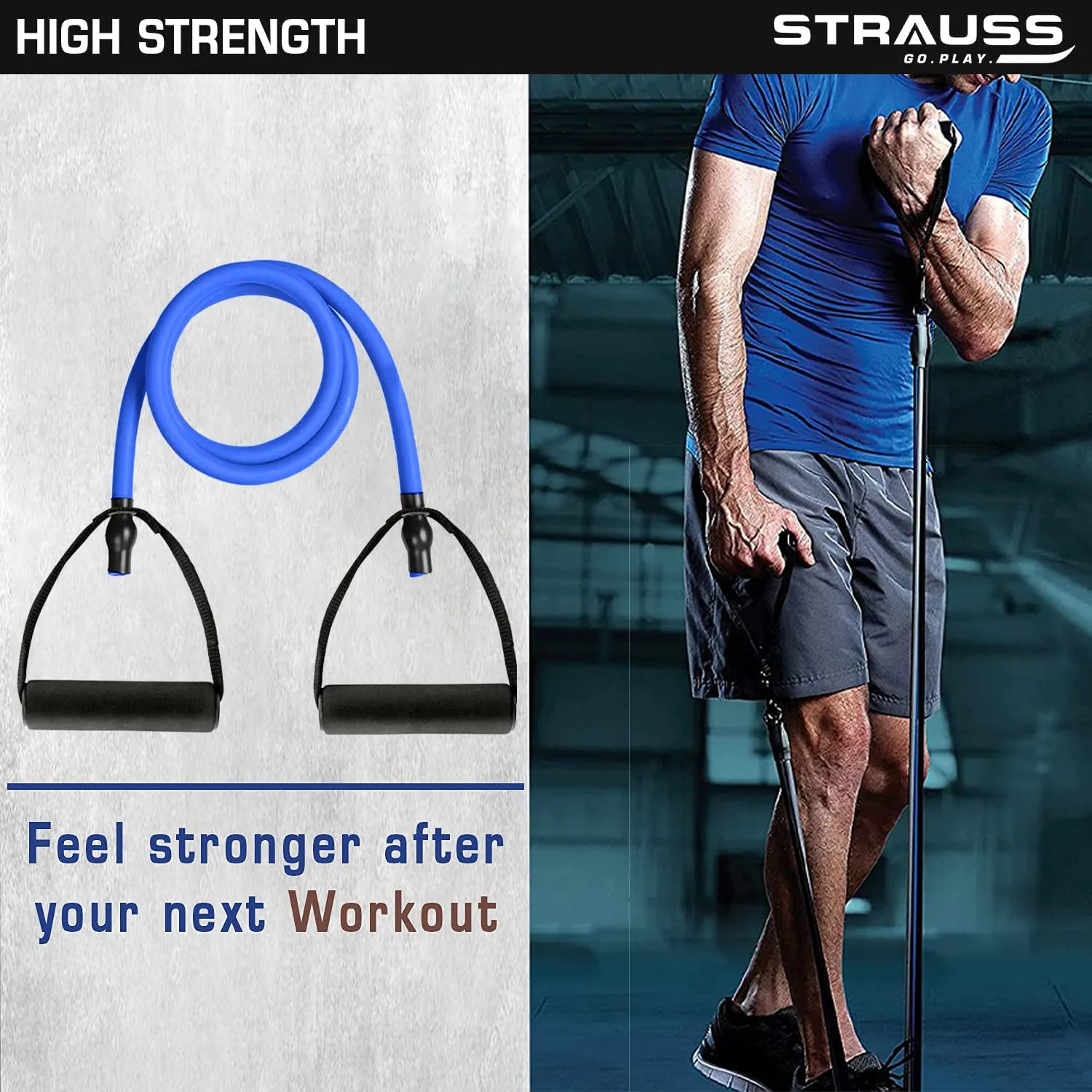 Strauss Toning Tube, (Blue)
