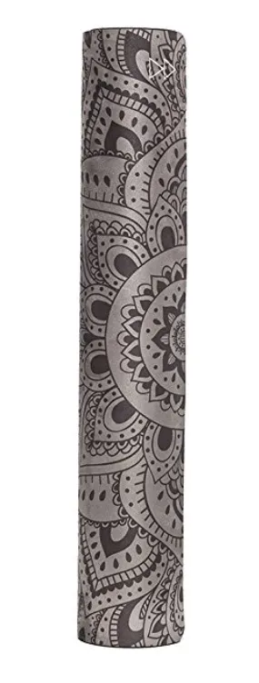 Yoga Floor Mat Gym 70  X24 Mat Extra Thick Exercise Fitness Non Slip Flooring Fitness Yoga Mat Pad Workout Pilates W Strap 72 Fitness Yoga Workout -Mandala Black